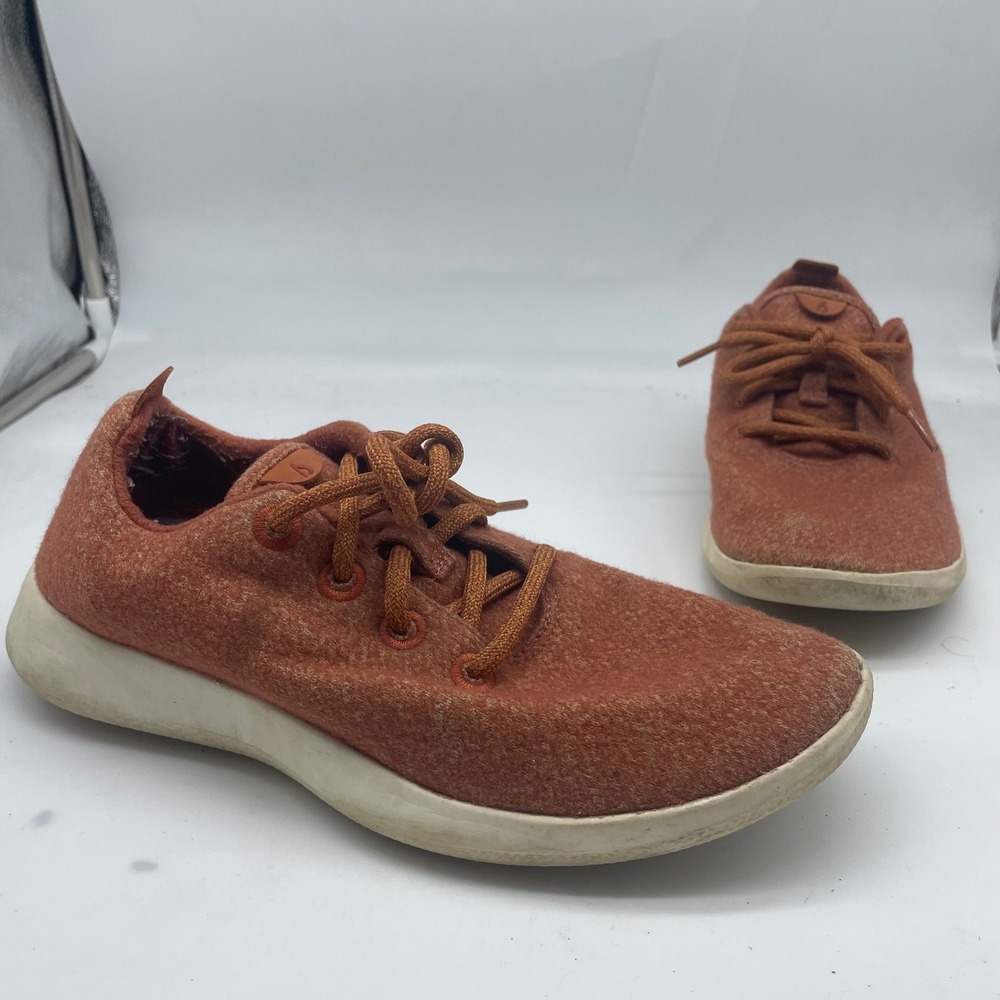 Allbirds Wool Runner Terracotta Orange Merino Wool Walking Sneakers Mens 11